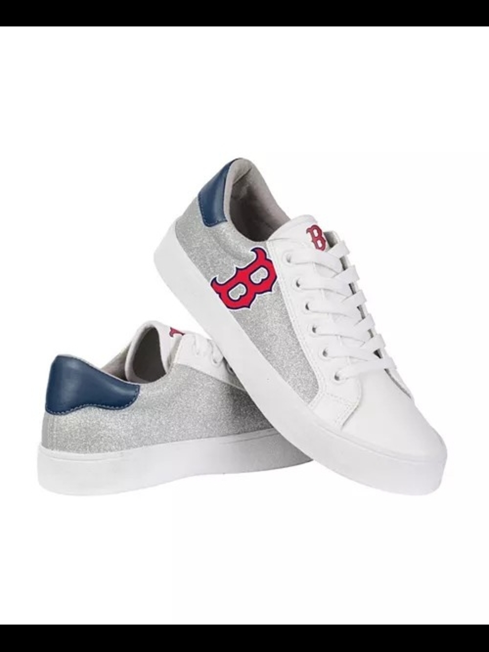 Boston Red Sox FOCO Glitter Sneakers size 9